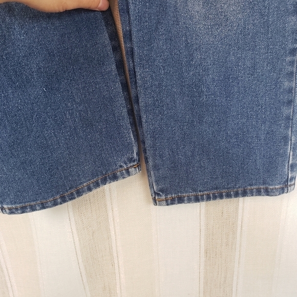 Gloria Vanderbilt x Christian Siriano Miles Straight Jeans Blue Size 32/14 - Picture 3 of 12